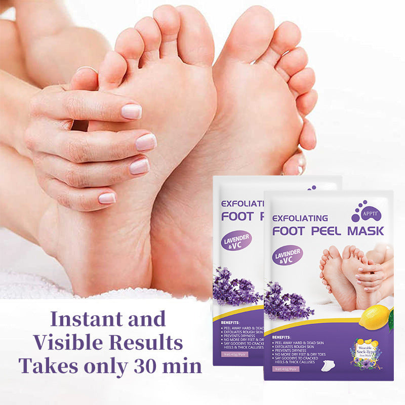 Exfoliating Foot Peel Mask - Removes Dead Skin & Calluses 