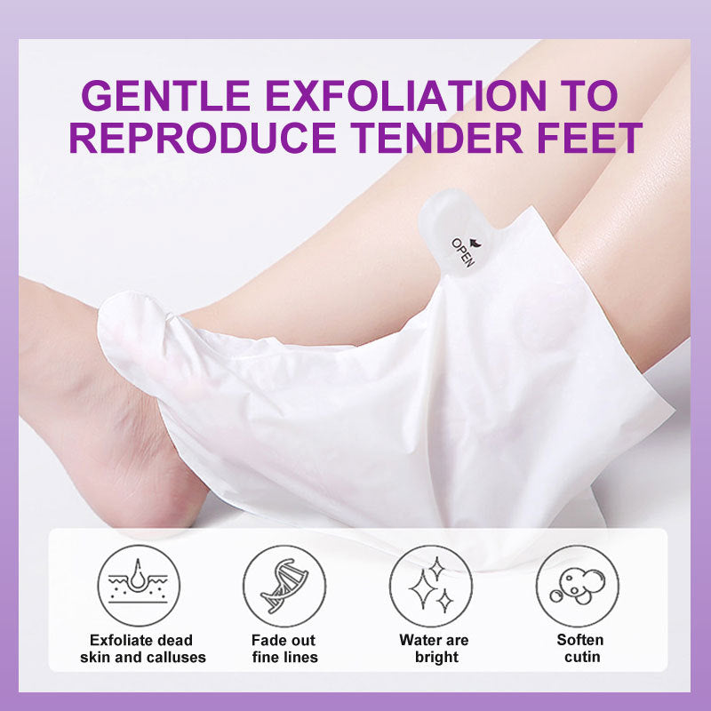 Exfoliating Foot Peel Mask - Removes Dead Skin & Calluses 