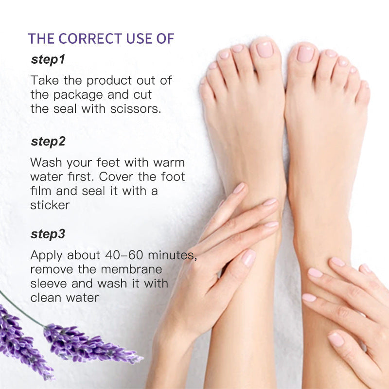 Exfoliating Foot Peel Mask - Removes Dead Skin & Calluses 
